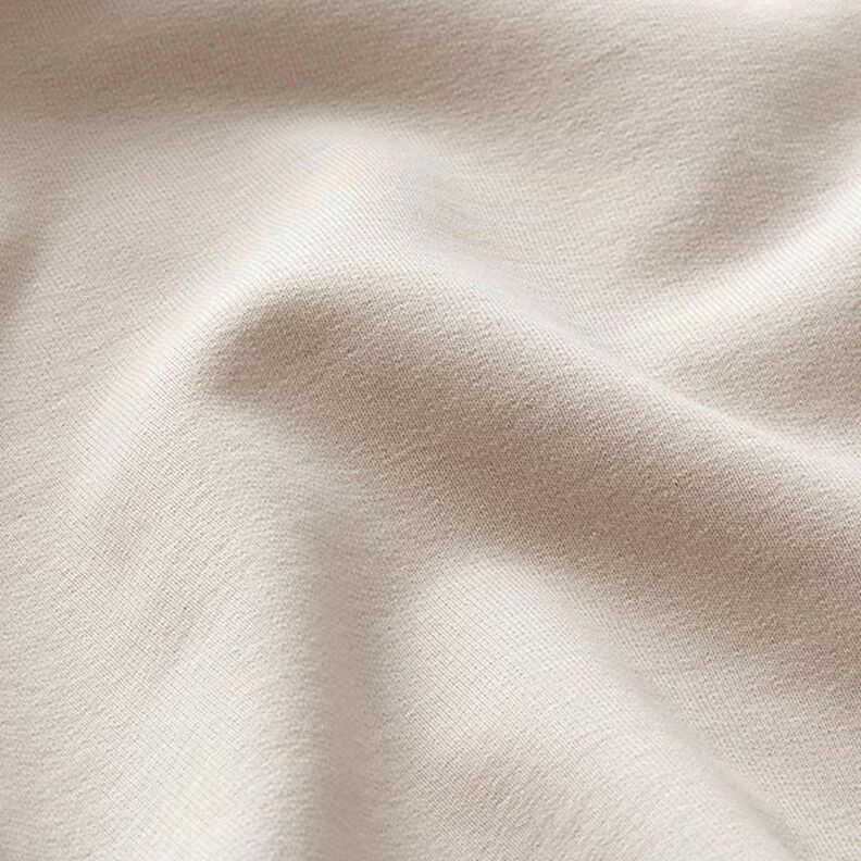 Light Cotton Sweatshirt Fabric Plain – natural,  image number 4