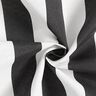 Decor Fabric Canvas Stripes – black/white,  thumbnail number 3