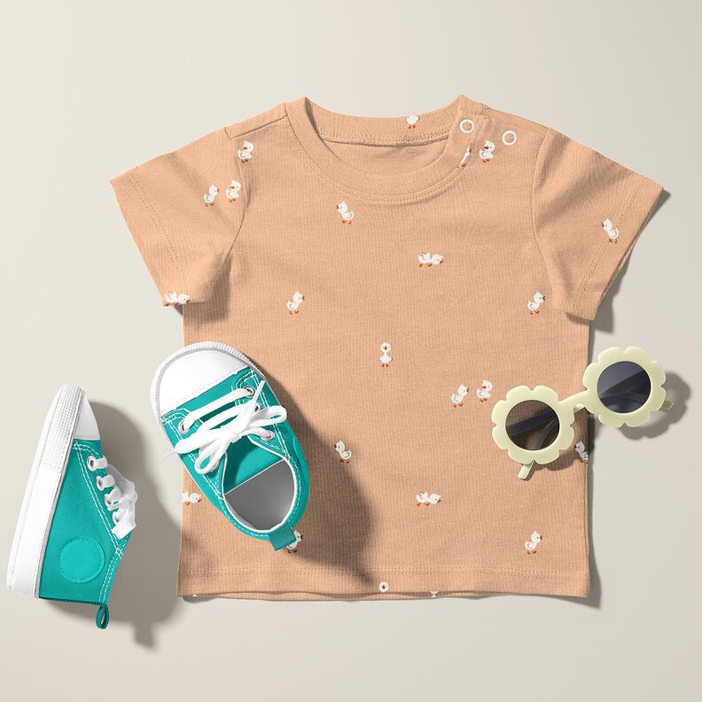 Cotton Jersey chick – light brown, image number 5