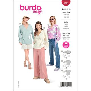 Jacket  | Burda 5892 | 34-48, 