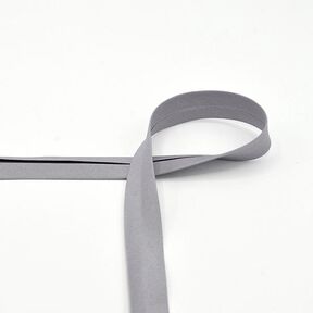 Cotton Bias Tape Poplin [20 mm] – elephant grey, 