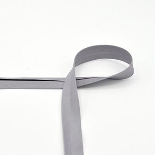 Cotton Bias Tape Poplin [20 mm] – elephant grey, 