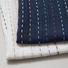 Double Gauze/Muslin colourful pinstripes – navy blue,  thumbnail number 5