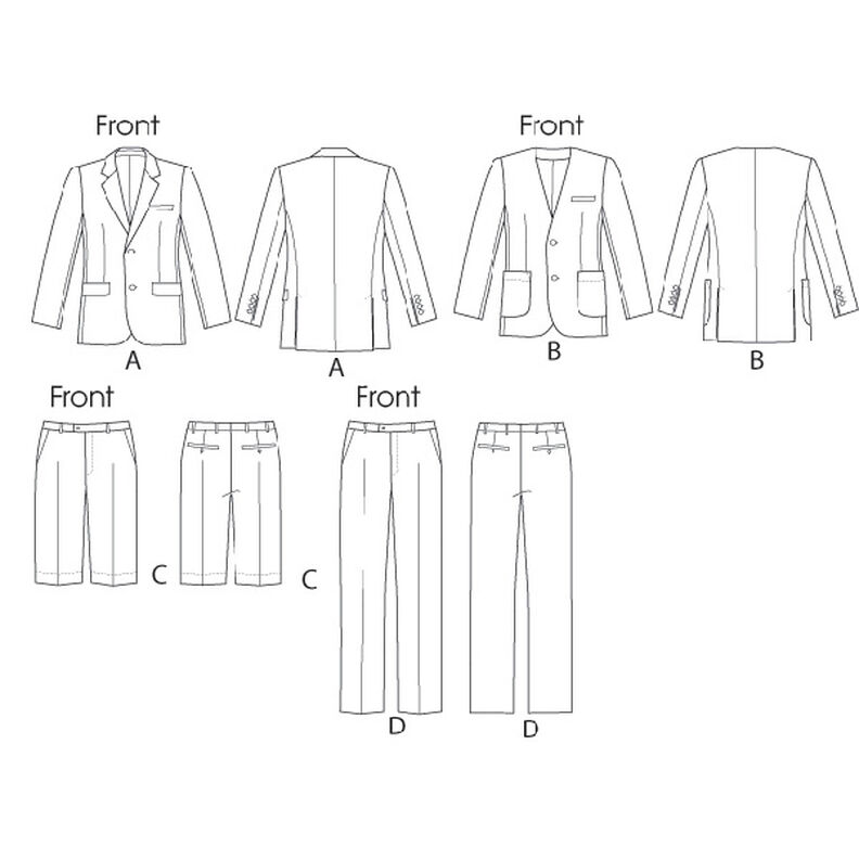 MEN' S Jacket / Shorts / Pants, Vogue V8890,  image number 9