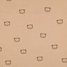 Waffle Jersey little bear | Poppy Fabrics – dark dusky pink/aubergine,  thumbnail number 1