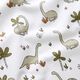 Cotton Flannel Dinosaurs – offwhite,  thumbnail number 2