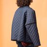 Denim Teddy Quilted Fabric | by Poppy – denim blue,  thumbnail number 8