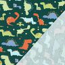 French Terry Dinosaurs | Poppy Fabrics – blue spruce/light green,  thumbnail number 4