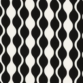 LENZING™ ECOVERO™ viscose fabric retro – black/white, 