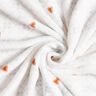 Cosy Fleece Diamonds and hearts – ivory/copper,  thumbnail number 3
