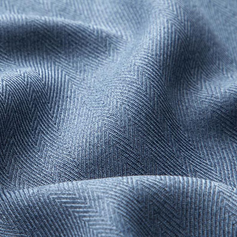 Blackout fabric Herringbone – denim blue,  image number 2