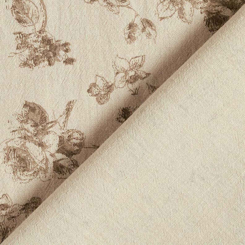 Cotton antique roses – light taupe/dune, image number 4