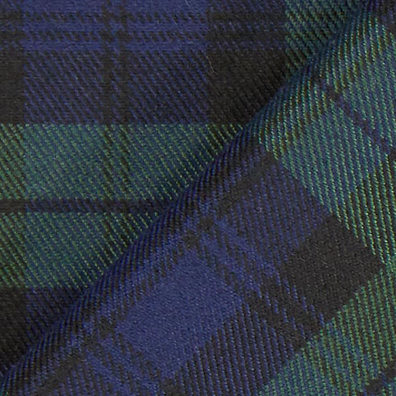 Stretch Tartan – navy/green,  image number 3