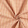 Seersucker Cotton woven check – terracotta/light beige,  thumbnail number 3