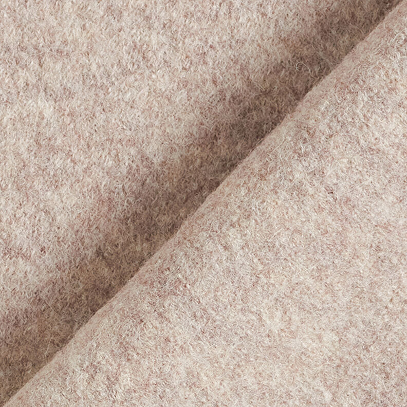 Fulled woollen loden Mottled – sand,  image number 3