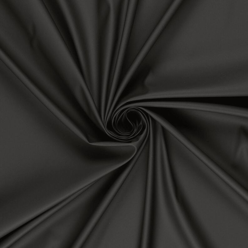 Plain raincoat fabric – black,  image number 1