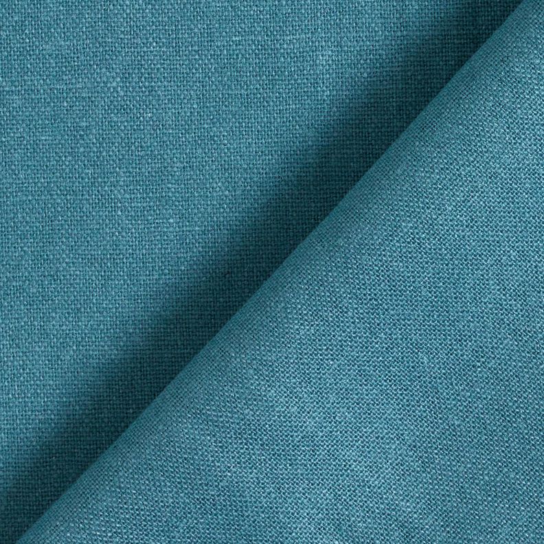 pure heavy linen Plain – ocean blue,  image number 3