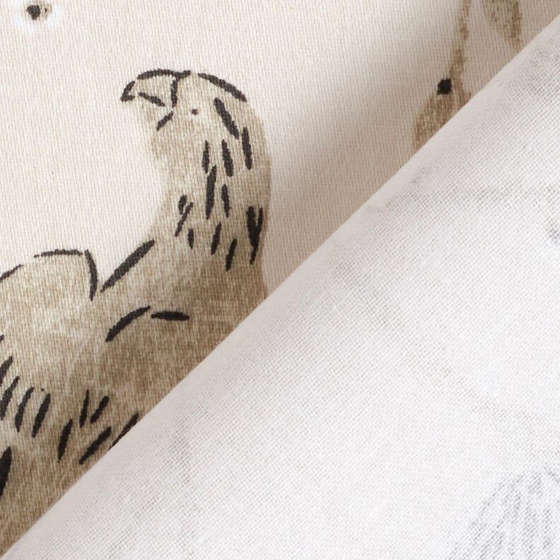Decor Fabric Sateen tropical jungle – cashew,  image number 4
