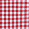 Cotton Vichy check 1,7 cm – red/white,  thumbnail number 1
