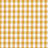 Cotton Vichy check 1 cm – mustard/white,  thumbnail number 1