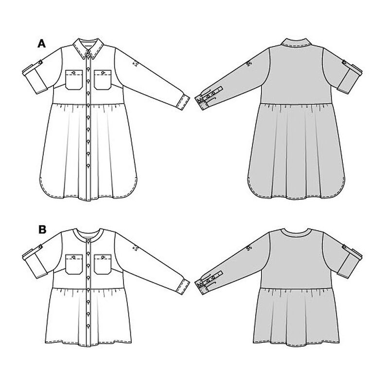 Plus-Size Dress / Tunika | Burda 5841 | 46-60,  image number 8