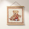 Tapestry Decor Fabric Panel Teddy Bears – beige,  thumbnail number 6