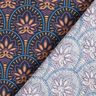 Coated Cotton Abstract Fans – midnight blue,  thumbnail number 5