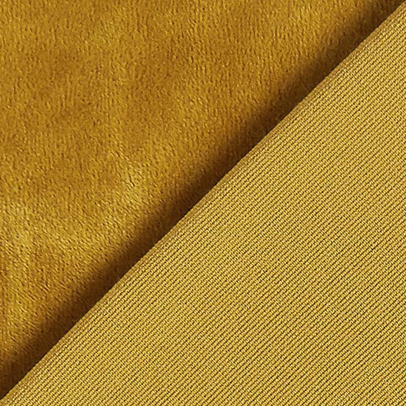 Stretch Velvet Nicky Velours – mustard,  image number 3