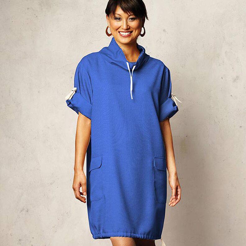 Light French Terry Plain – royal blue,  image number 9