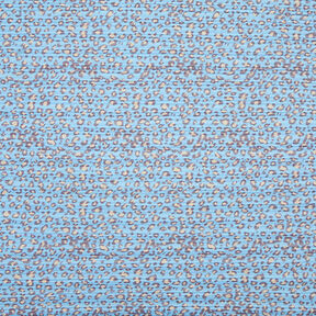 Pleated leopard print – light blue, 