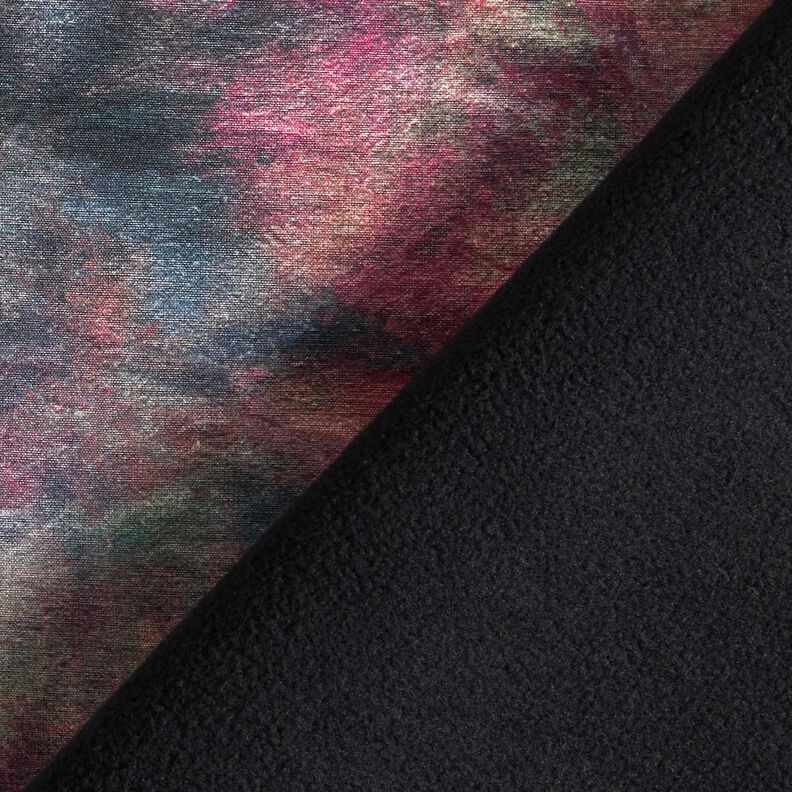 Softshell Abstract pattern – anthracite/grape,  image number 5
