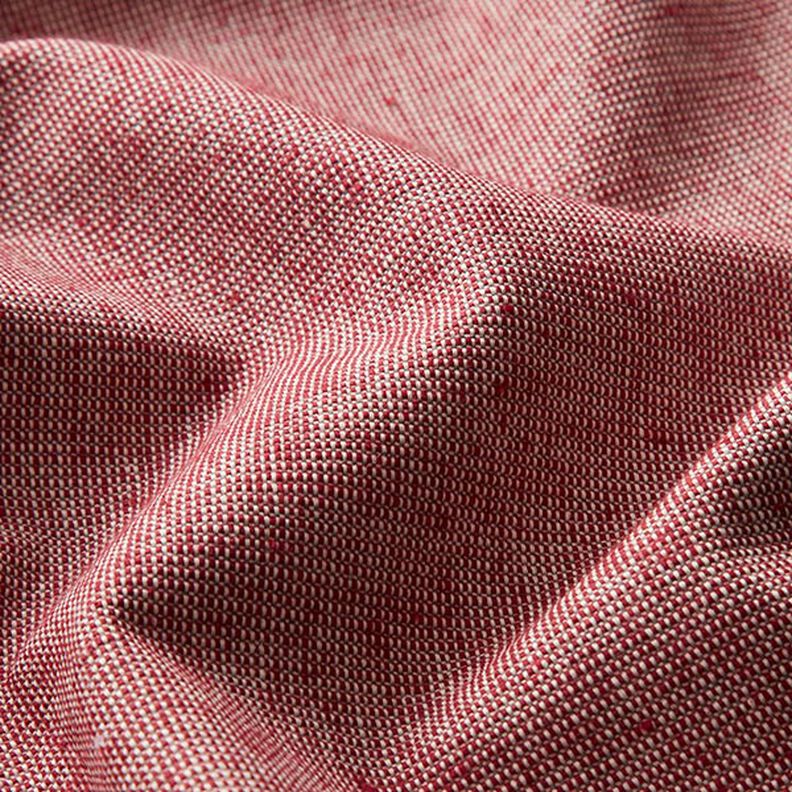 Decorative fabric, ribbed texture, recycled – burgundy,  image number 2