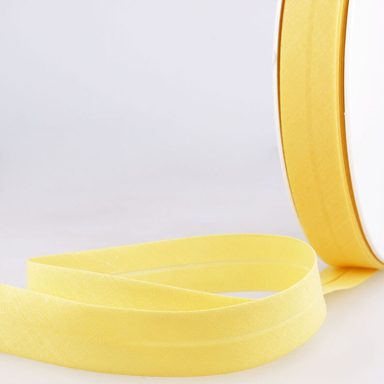 Bias binding Polycotton [20 mm] – yellow,  image number 1