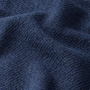 Costume fabric coarsely woven – navy blue, 