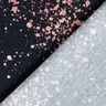 Cotton Jersey gold flecks | Glitzerpüppi – blue-black/dark dusky pink,  thumbnail number 4