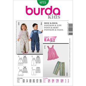 Dungarees / Skirt, Burda 9772, 