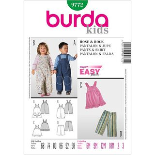 Dungarees / Skirt, Burda 9772, 