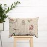 Decor Fabric Half Panama romantic collage – natural/pale berry,  thumbnail number 7