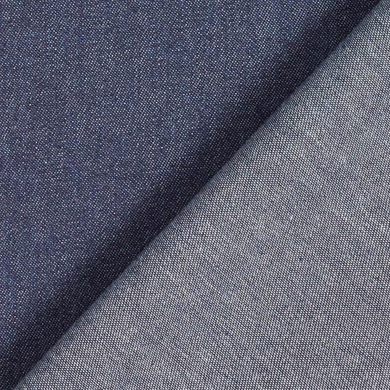 Denim-Look Cotton Chambray – midnight blue,  image number 3