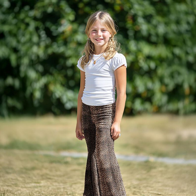 Nicky Velour Leopard print pattern – cream/black, image number 5