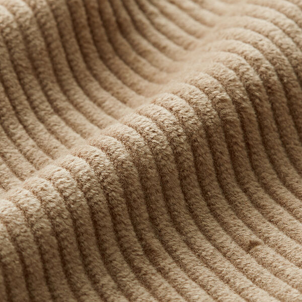 Chunky Corduroy pre-washed Plain – beige,  image number 2