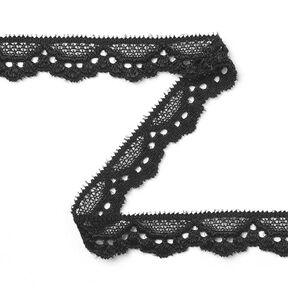 Stretch Lace [15 mm] - black, 