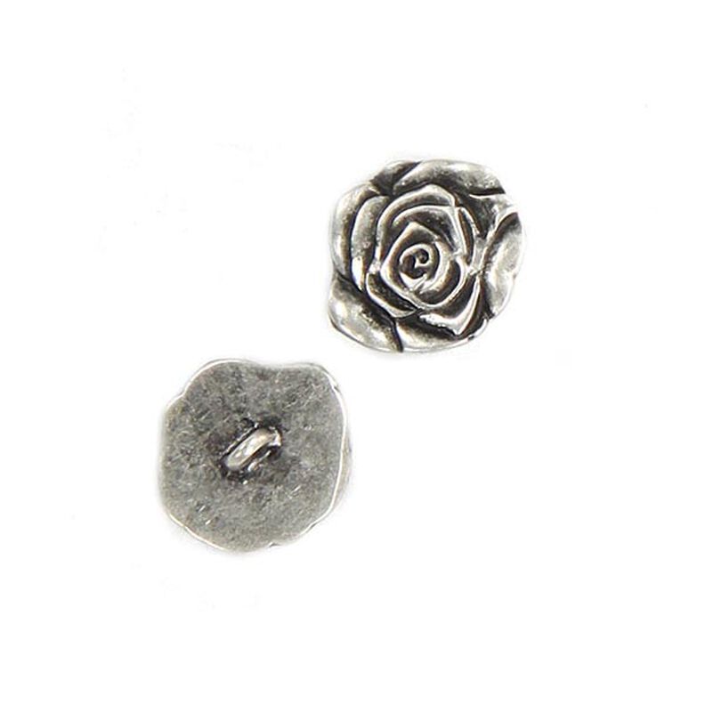 Metal Button Rose,  image number 2