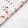 Cotton Poplin subtle flower branches – silver grey/light beige,  thumbnail number 4