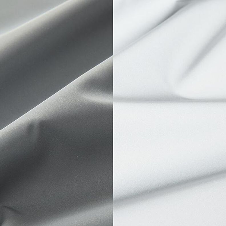 Reflective fabric – silver grey,  image number 3