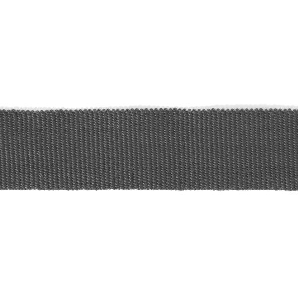 Grosgrain Ribbon, 26 mm – anthracite | Gerster,  image number 1