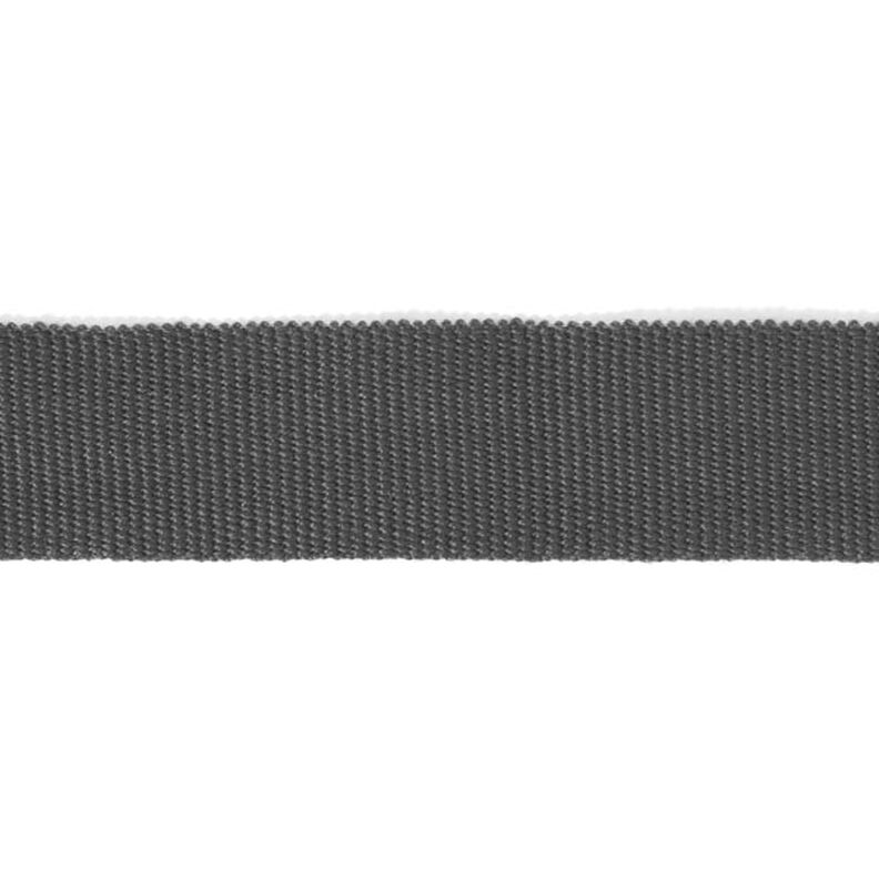 Grosgrain Ribbon, 26 mm – anthracite | Gerster,  image number 1