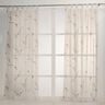 Curtain Fabric Voile Delicate branches – natural/dark pine,  thumbnail number 7