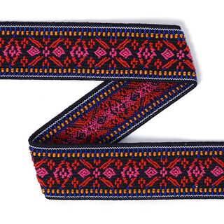 Colour Elastic Floral - red/pink | Prym, 