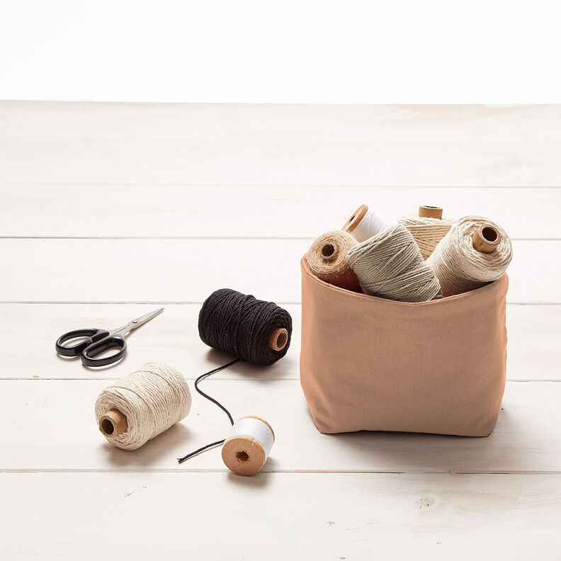 Cotton Cretonne Plain – cinnamon,  image number 7